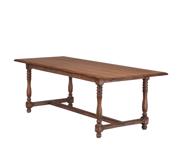 Pembroke Pine Wood Farmhouse Dining Table - Matthew Izzo Collection Sale