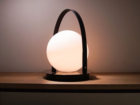 Pablo Designs Bola Disc Lantern in Gunmetal Supply