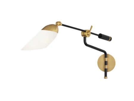 Robert Abbey Ferdinand Brass Swinging Wall Sconce Cheap