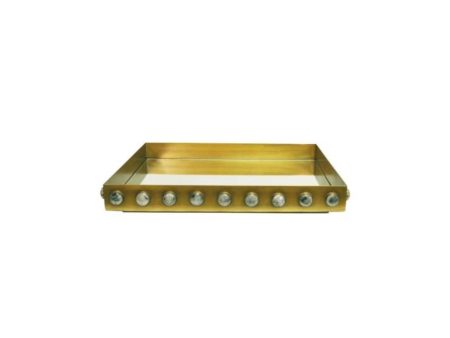 Brister Brass Serving Tray For Sale