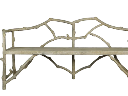 Faux Bois Bench - Matthew Izzo Collection Hot on Sale