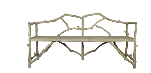 Faux Bois Bench - Matthew Izzo Collection Hot on Sale