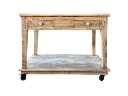 Rustic Kitchen Island - Matthew Izzo Collection Online Hot Sale