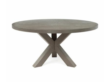 Greer Smoke Grey 60  Round Dining Table Sale