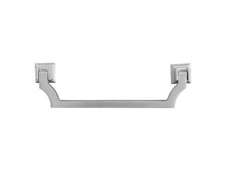 Worlds Away Murray Nickel Swinging Cabinet Handle For Sale