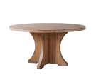 Bridge Hampton Pine Wood 60  Round Dining Table - Matthew Izzo Collection Sale