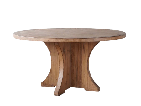 Bridge Hampton Pine Wood 60  Round Dining Table - Matthew Izzo Collection Sale