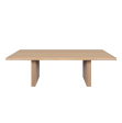 Patterson Natural Oak 86  Dining Table For Discount