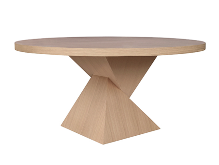 Newport Natural Oak 60  Round Dining Table Online Sale