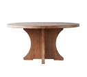 Bridge Hampton Pine Wood 60  Round Dining Table - Matthew Izzo Collection Sale