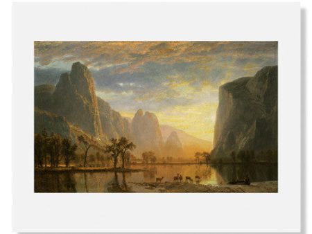 Albert Bierstadt, Valley of the Yosemite Hot on Sale