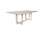 Berkley Cerused Oak 86  Dining Table Sale