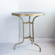 Boulangerie Stone & Brass 27.5  Round Bistro Table - Matthew Izzo Collection Supply