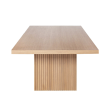 Patterson Natural Oak 86  Dining Table For Discount